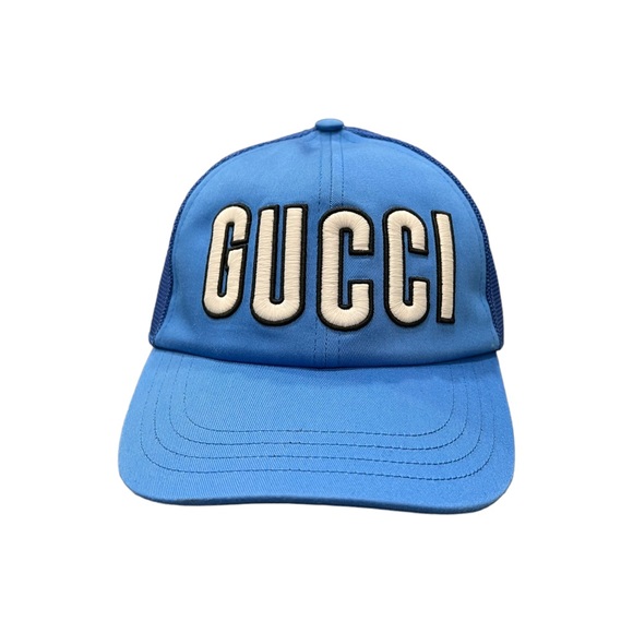 Gucci Patch Logo Trucker Hat - Picture 2 of 10
